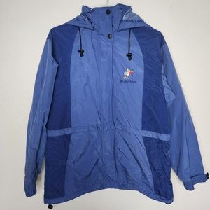 Vintage 90's Yellowstone National Park Windbreaker Jacket North End Large.